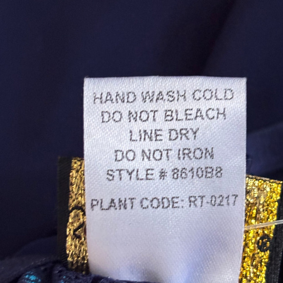 Early 2000s Fairy Coquette Blue Lace Babydoll Slip Dress Layered Chiffon - Picture 6 of 16